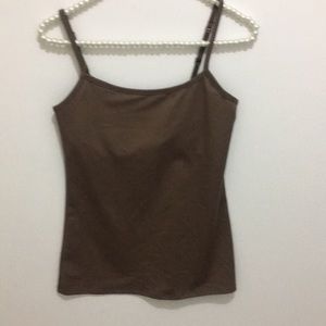 NY & C tank/cami med brown size S Womens